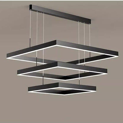 Lustre LED Dimmable Élégant | Design Contemporain et Fonctionnalité Pratique