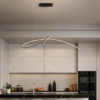 Lustre LED Moderne et Élégant | Éclairage Économe en Énergie et Dimmable