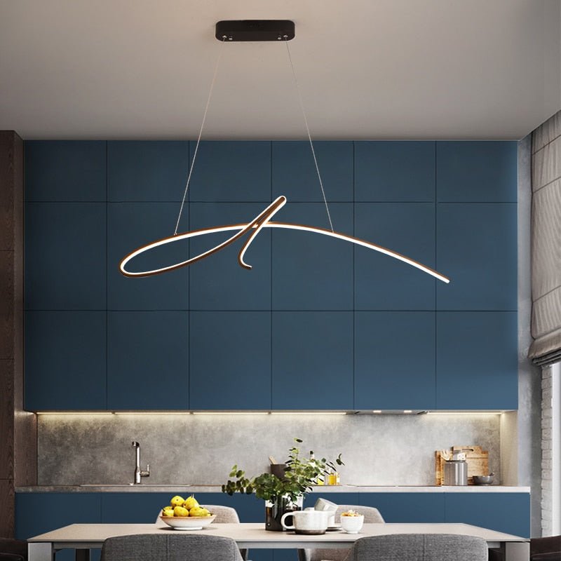 Lustre LED Moderne et Élégant | Éclairage Économe en Énergie et Dimmable