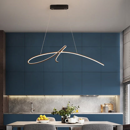 Lustre LED Moderne et Élégant | Éclairage Économe en Énergie et Dimmable