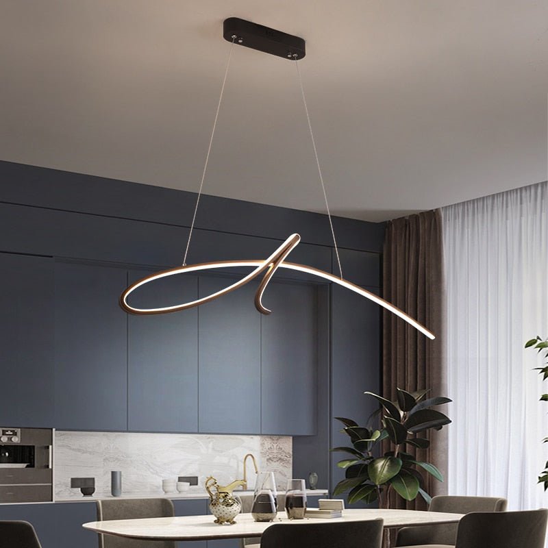 Lustre LED Moderne et Élégant | Éclairage Économe en Énergie et Dimmable