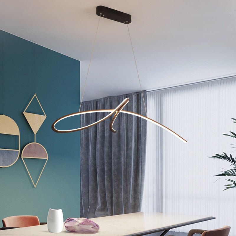Lustre LED Moderne et Élégant | Éclairage Économe en Énergie et Dimmable