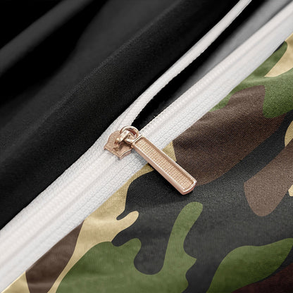 Literie Camouflage Chic pour Chambre | Confort et Style Élégant