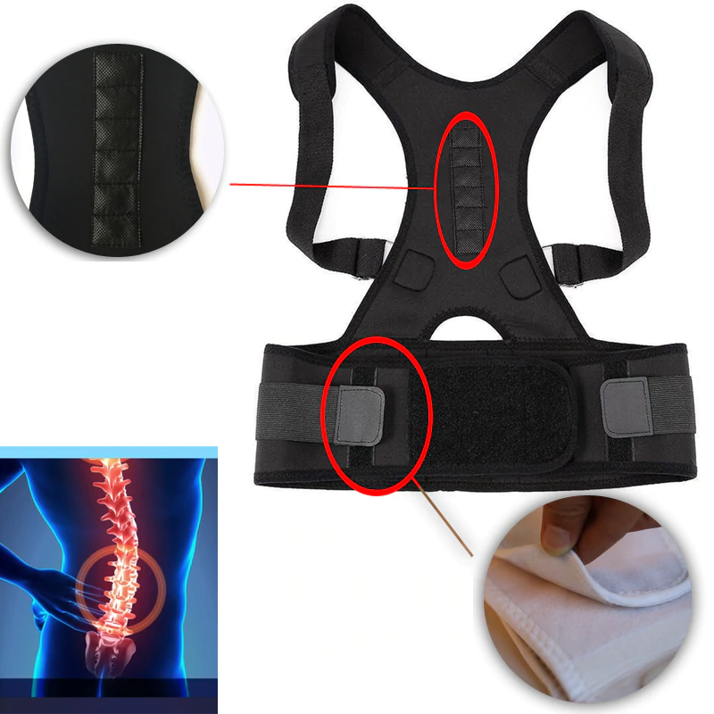 Ceinture de Posture Magnétique | Soulagement des Douleurs et Amélioration de la Posture