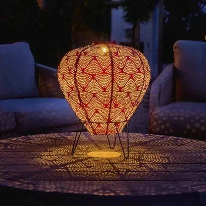 Lanterne Solaire Décorative pour Jardin | Ambiance Chaleureuse et Écologique