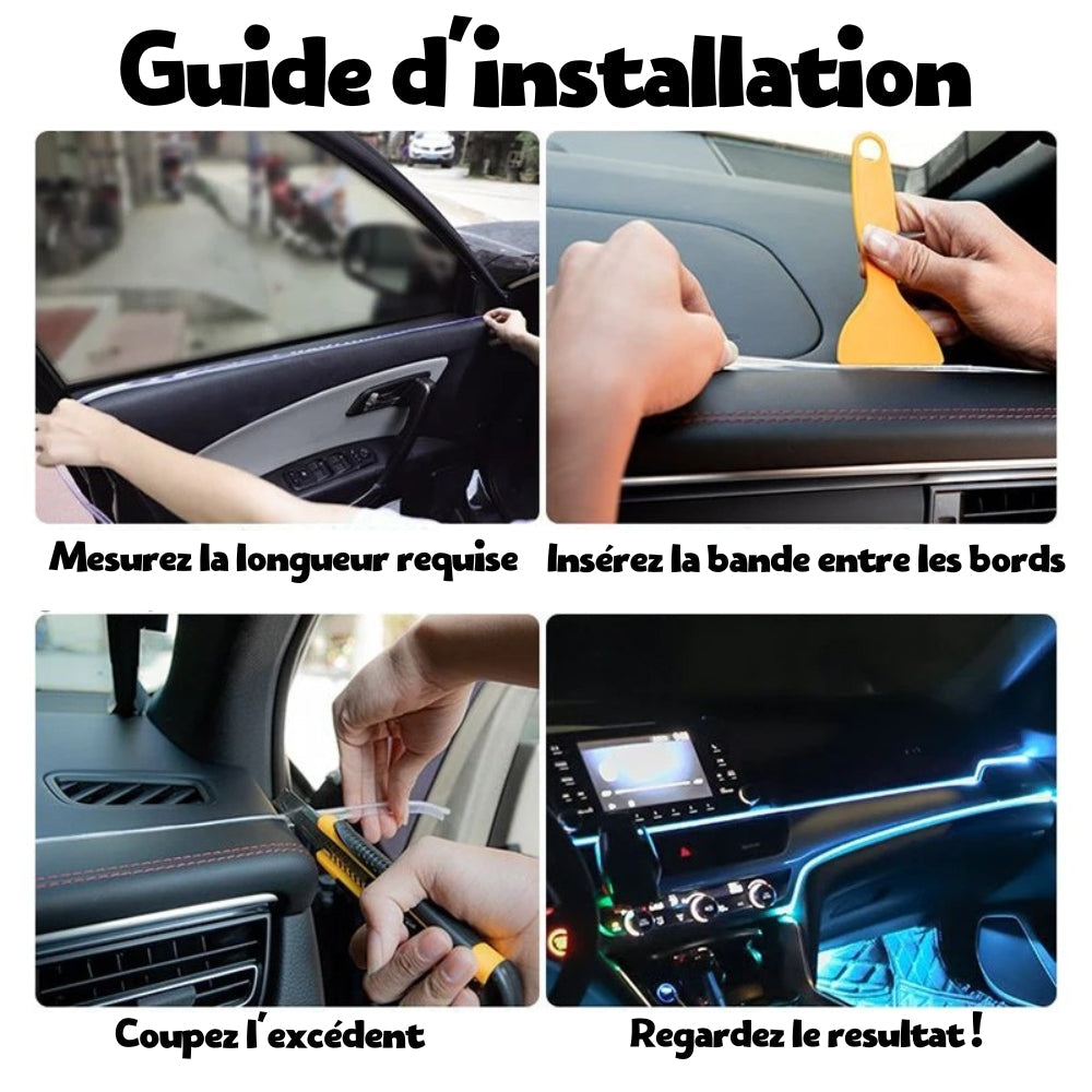 Bandes LED pour voiture – Personnalisez votre intérieur