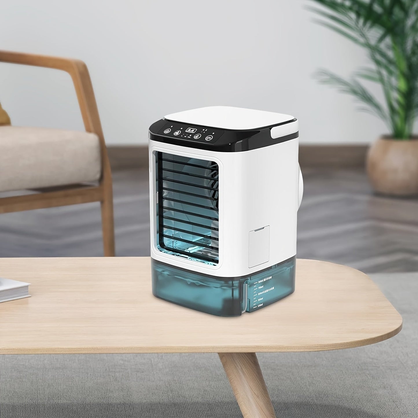 Climatiseur Mini Portable Refroidi par Eau – Alimentation USB avec Grand Réservoir