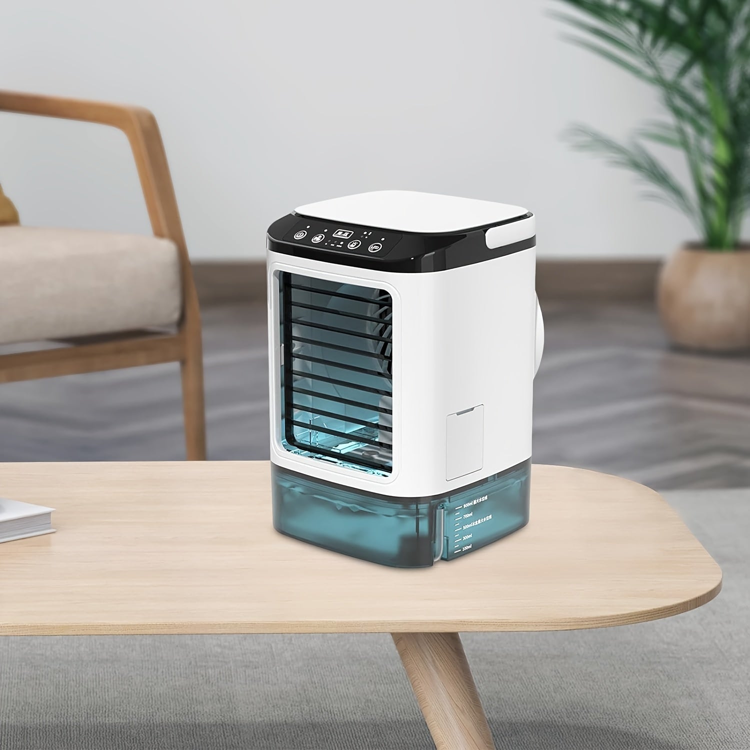 Climatiseur Mini Portable Refroidi par Eau – Alimentation USB avec Grand Réservoir