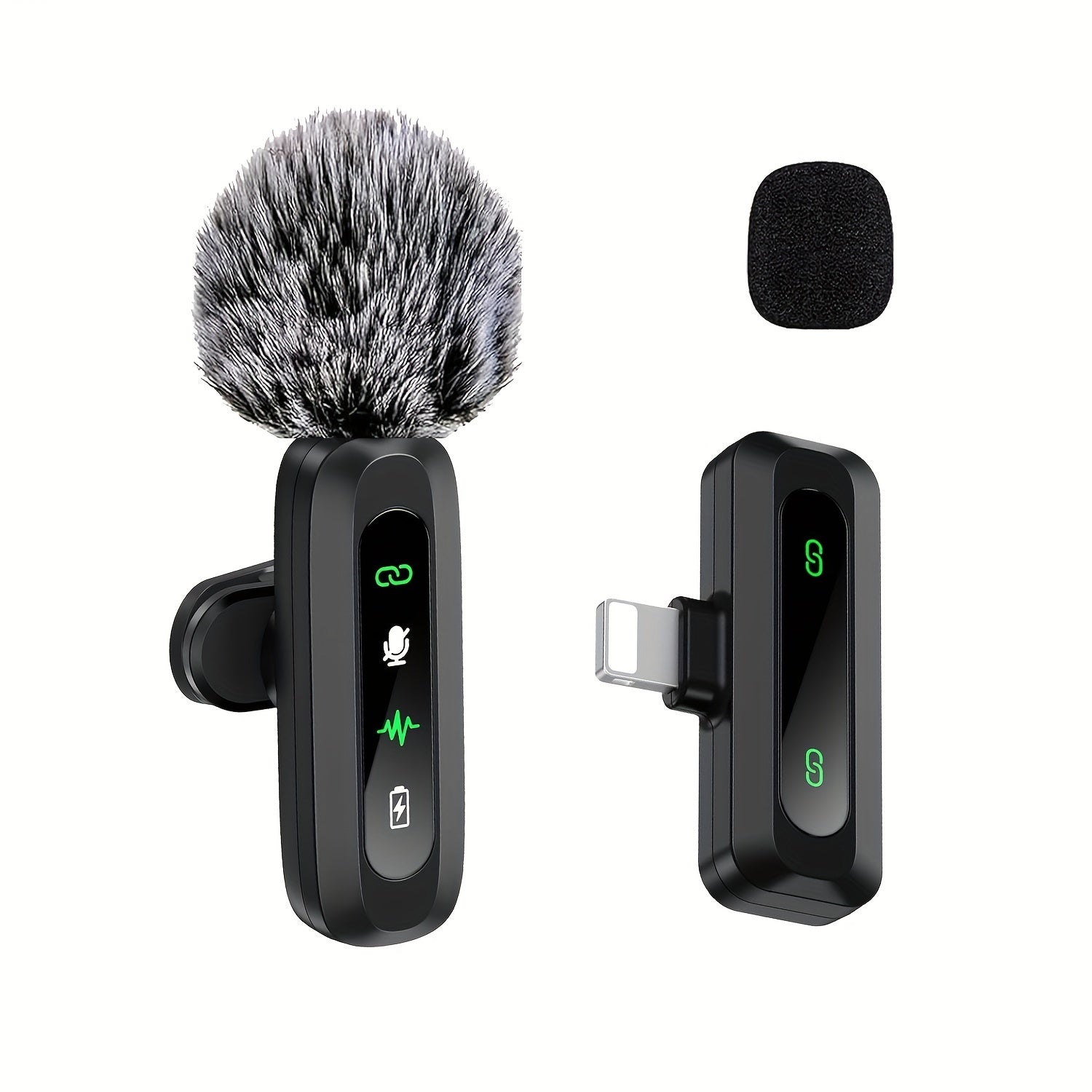 Microphone Lavalier Sans Fil USB-C | Design Compact pour Podcasts et Vlogs