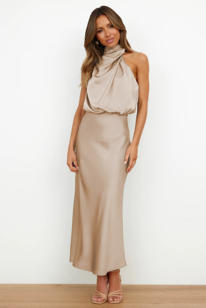Robe de Soirée Maxi Hors-Épaule | Élégance et Confort pour Toutes Occasions