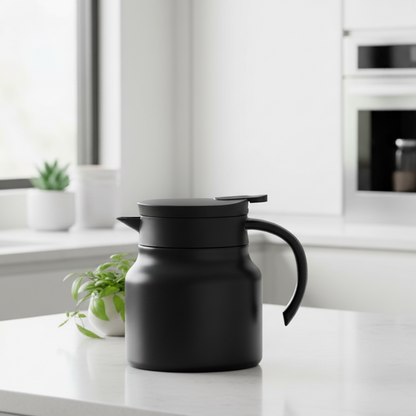 BrewMate – Insulated Teapot with Stainless Steel Strainer & Ceramic for Hot or Cold Tea