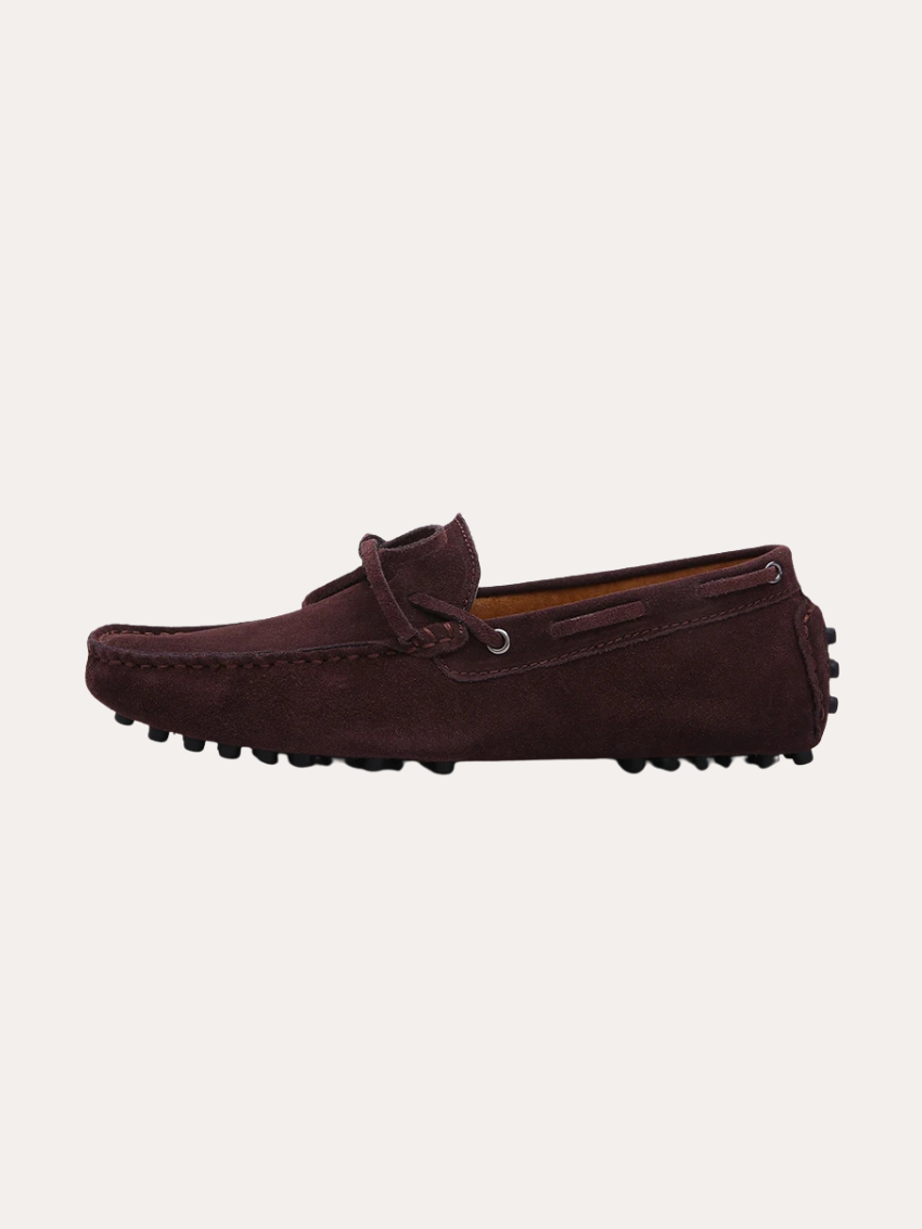 Mocassins en Suède Marron Foncé | Élégance et Confort au Quotidien