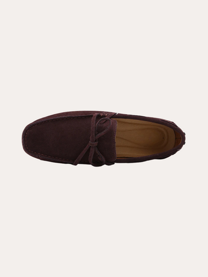 Mocassins en Suède Marron Foncé | Élégance et Confort au Quotidien