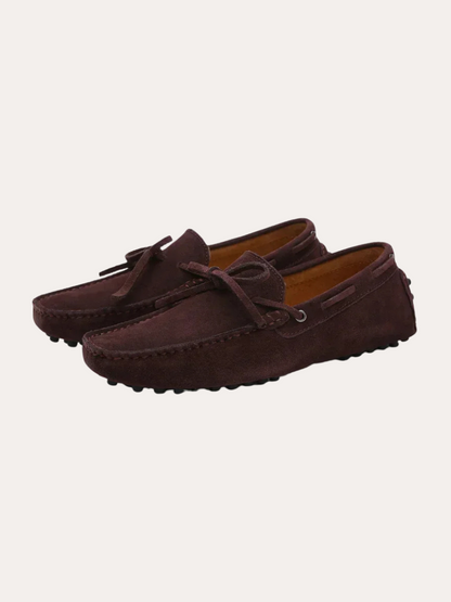 Mocassins en Suède Marron Foncé | Élégance et Confort au Quotidien