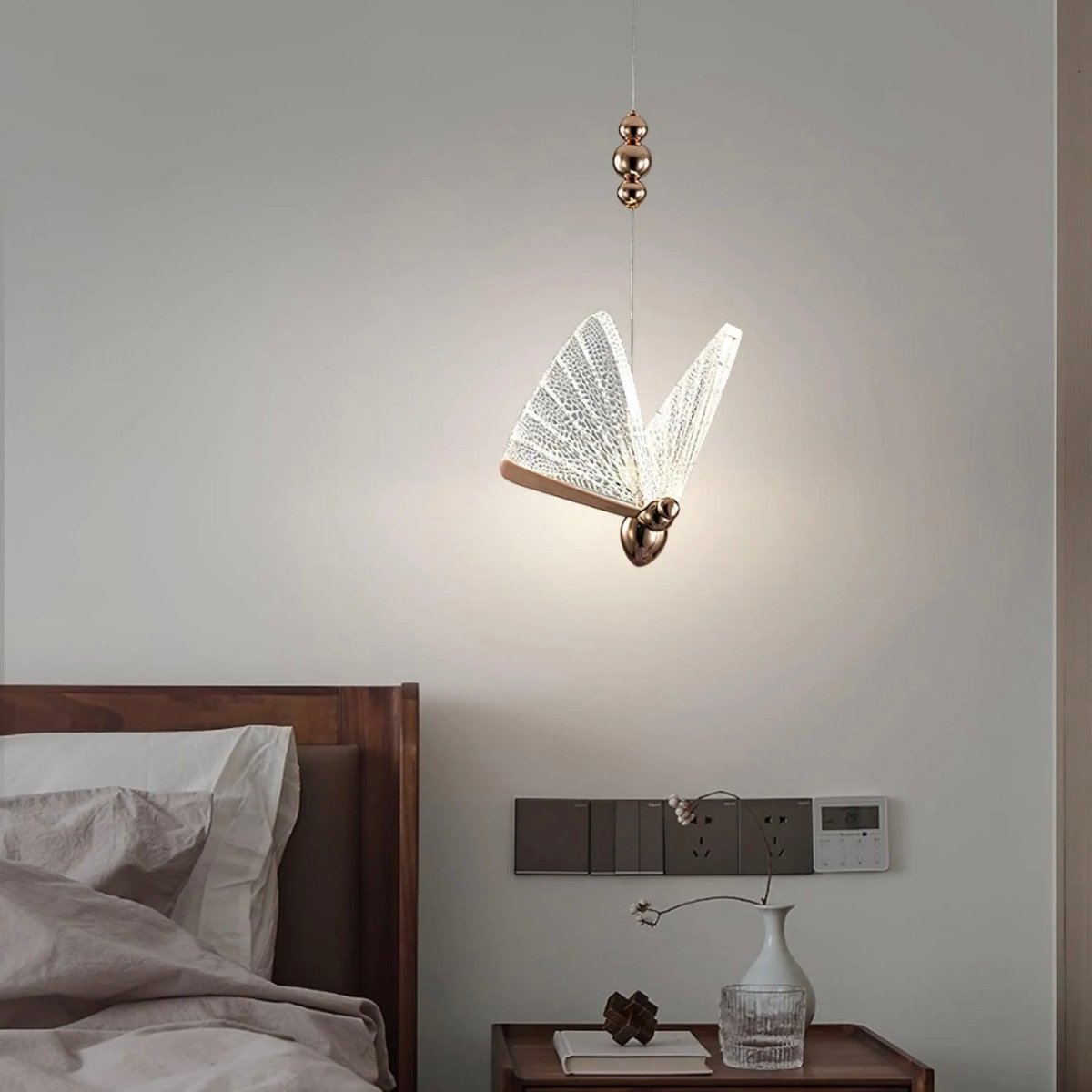 Suspension LED Papillon Design | Éclairage Artistique et Élégant