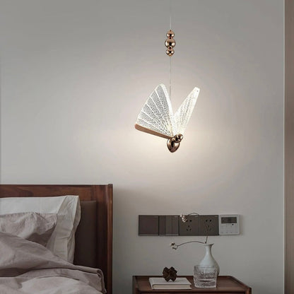 Suspension LED Papillon Design | Éclairage Artistique et Élégant