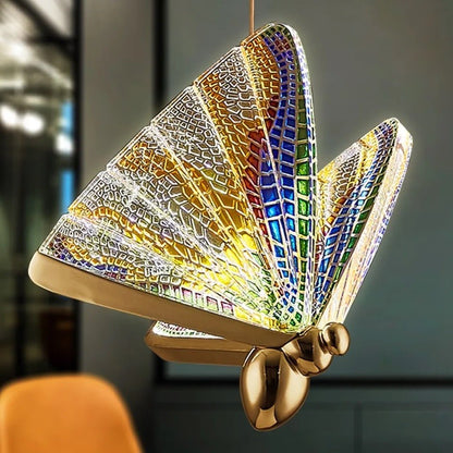 Suspension LED Papillon Design | Éclairage Artistique et Élégant