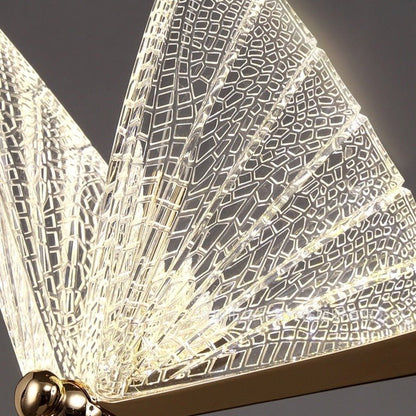 Suspension LED Papillon Design | Éclairage Artistique et Élégant