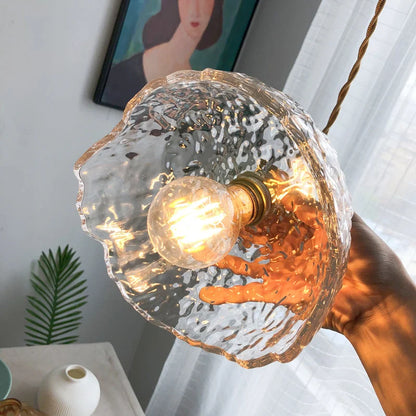Lampe Suspendue en Laiton et Verre | Élégance Moderne et Installation Facile