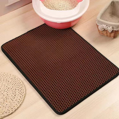 Tapis de Litière Imperméable pour Chats | Doux et Facile à Nettoyer