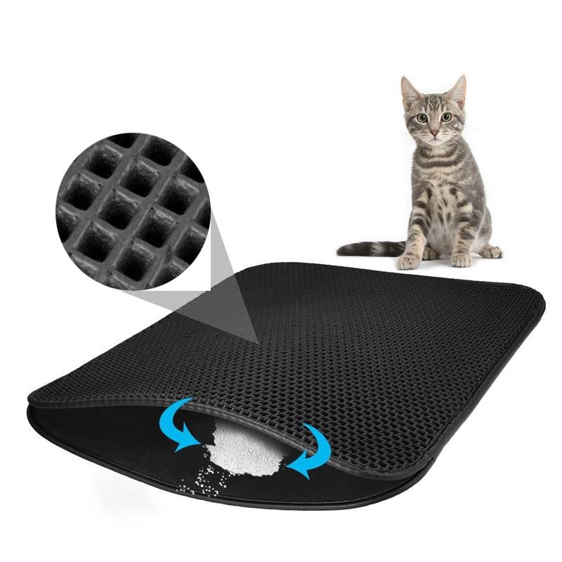 Tapis de Litière Imperméable pour Chats | Doux et Facile à Nettoyer