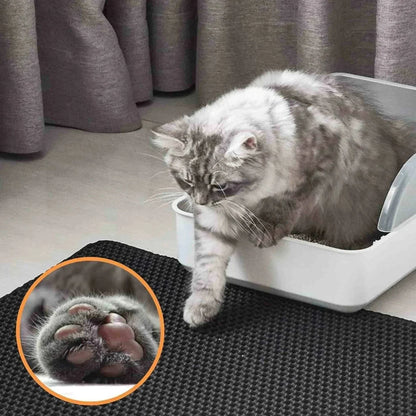 Tapis de Litière Imperméable pour Chats | Doux et Facile à Nettoyer