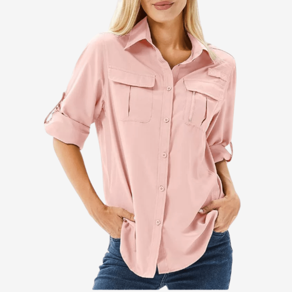 Chemise de randonnée respirante à manches longues pour femme | Montevall