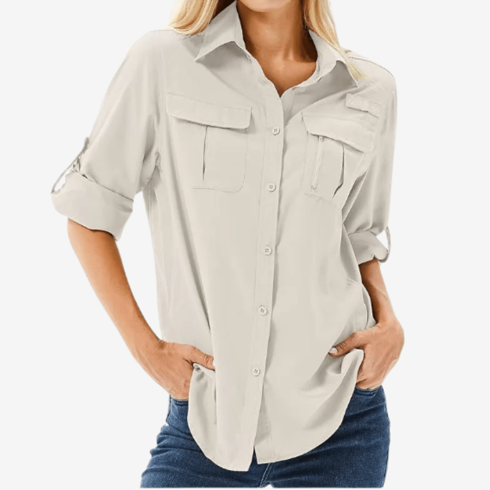 Chemise de randonnée respirante à manches longues pour femme | Montevall