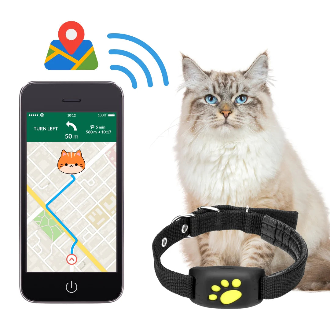 Helvia - PurrLux Elite GPS Tracker for Pets | Système de suivi de luxe avec mises à jour en temps réel et garantie de sécurité