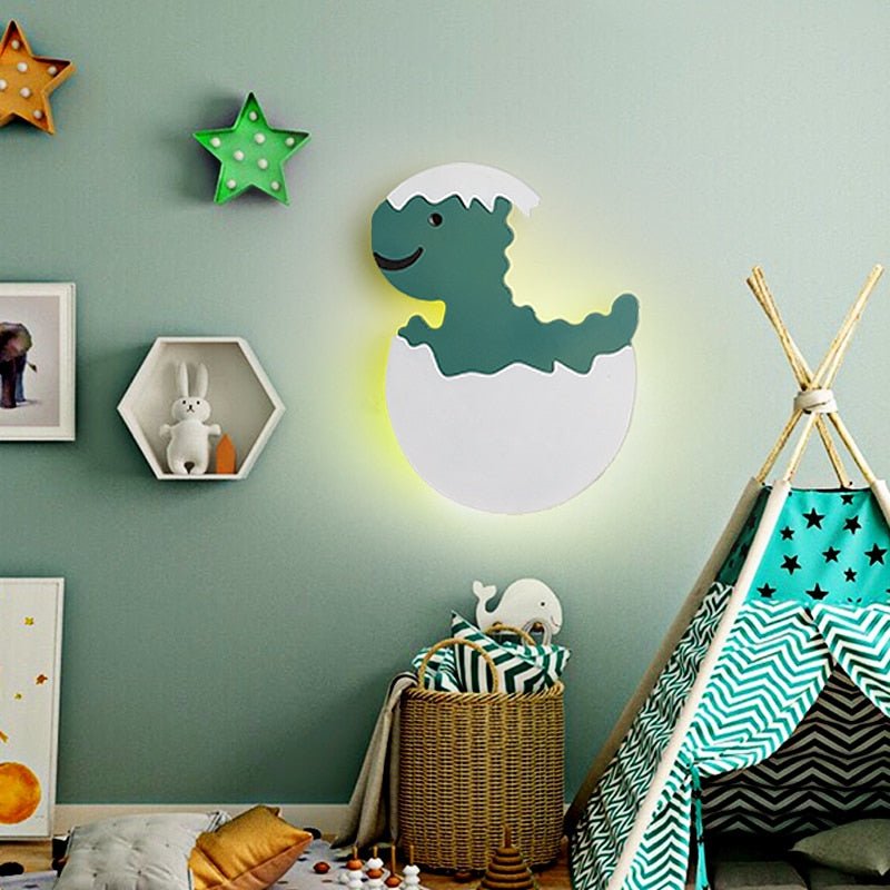 Lumière Murale Dinosaure LED | Charmante Décoration pour Chambre d'Enfant