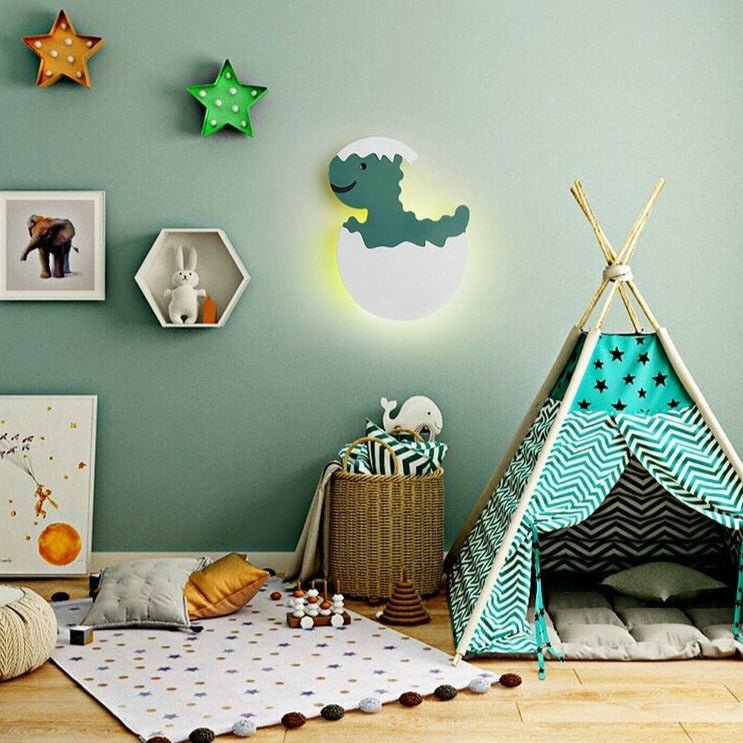 Lumière Murale Dinosaure LED | Charmante Décoration pour Chambre d'Enfant
