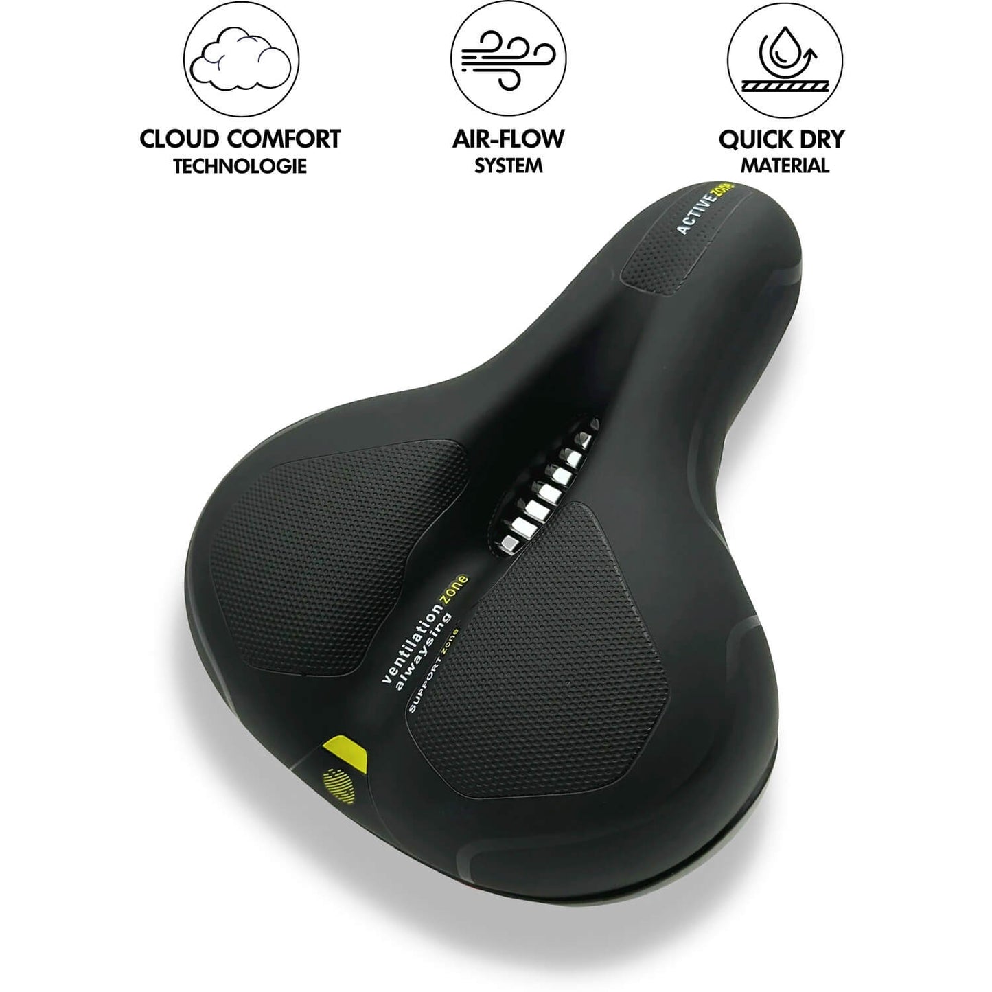 Selle de Vélo Confortable | Amortissement Doux et Respirant
