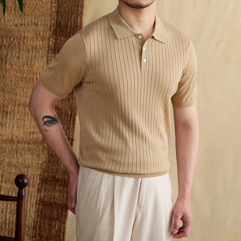 Polo en Maille Performance pour Homme | Confort Premium et Élégance Distinguée