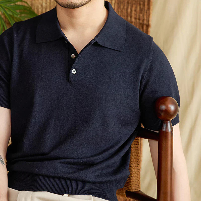 Polo en Lin Respirant pour Homme | Confort Luxueux et Style Intemporel