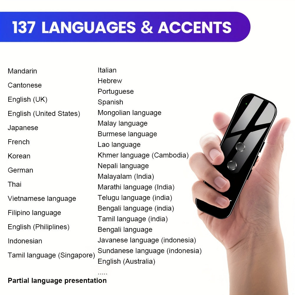 Traducteur de Langue Portable | Communication Facile en Voyage