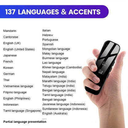 Traducteur de Langue Portable | Communication Facile en Voyage