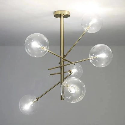 Lustre en Verre Élégant pour Maison | Design Raffiné et Ambiance Luxueuse