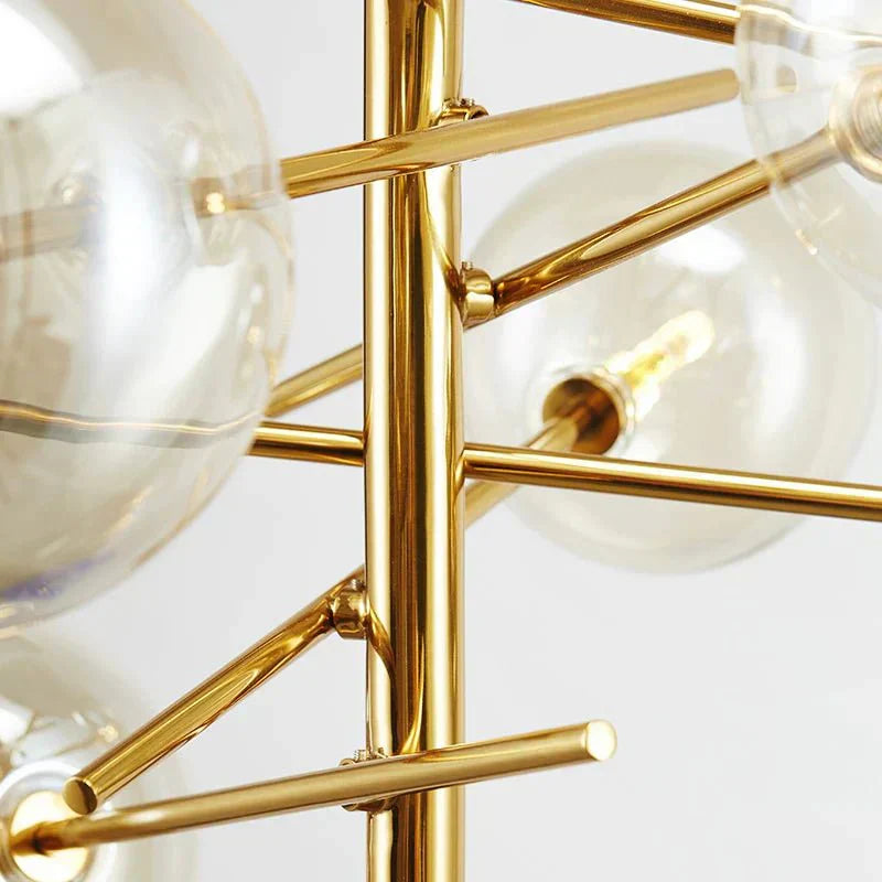 Lustre en Verre Élégant pour Maison | Design Raffiné et Ambiance Luxueuse