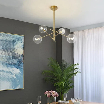 Lustre en Verre Élégant pour Maison | Design Raffiné et Ambiance Luxueuse