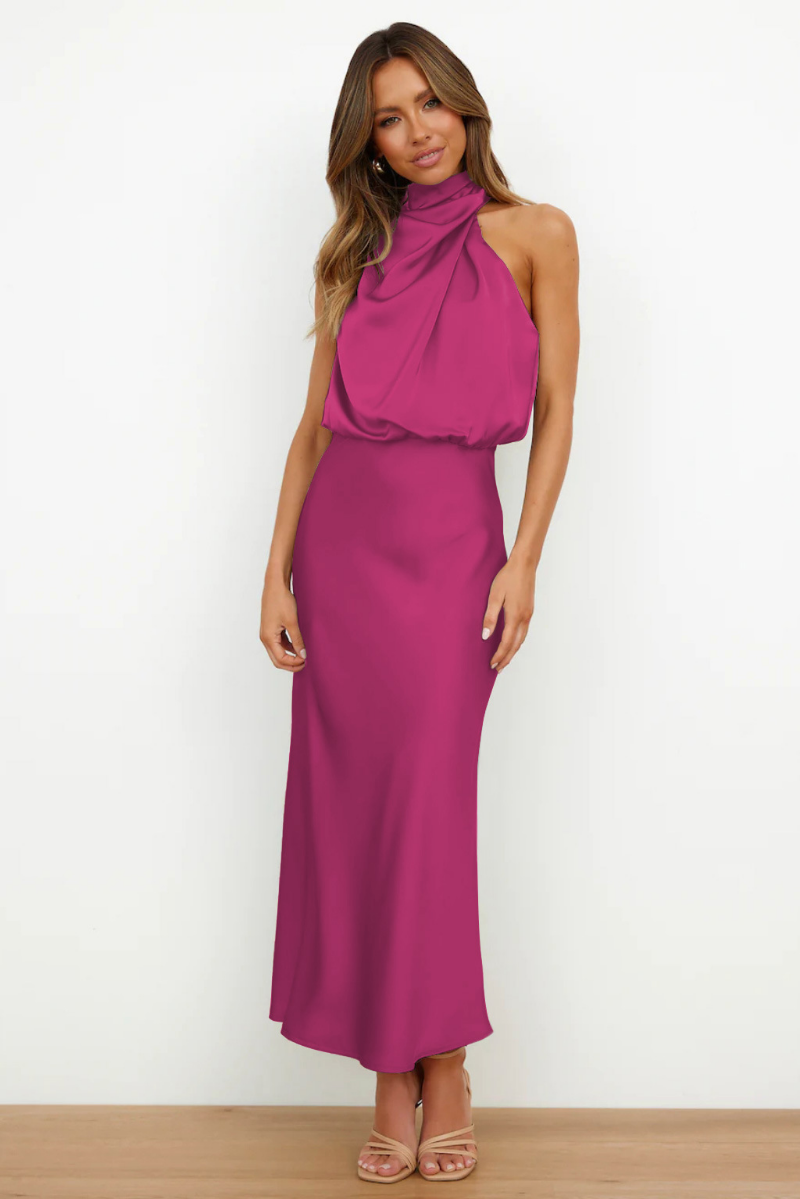 Robe de Soirée Maxi Hors-Épaule | Élégance et Confort pour Toutes Occasions