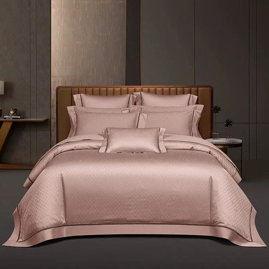 Literie en Coton Égyptien Rose | Luxe et Confort Inégalés