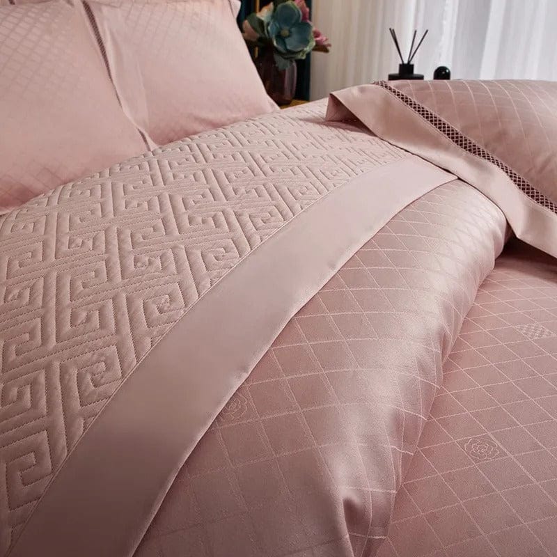 Literie en Coton Égyptien Rose | Luxe et Confort Inégalés
