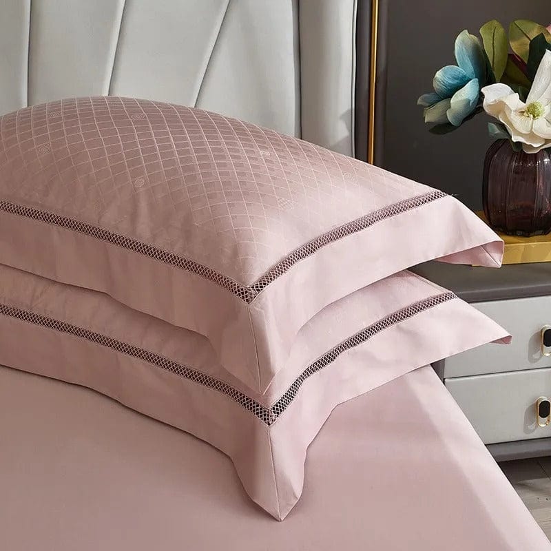 Literie en Coton Égyptien Rose | Luxe et Confort Inégalés