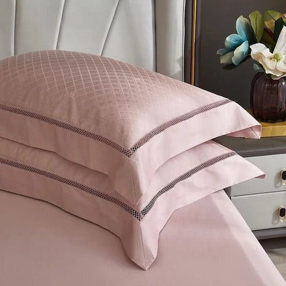 Literie en Coton Égyptien Rose | Luxe et Confort Inégalés