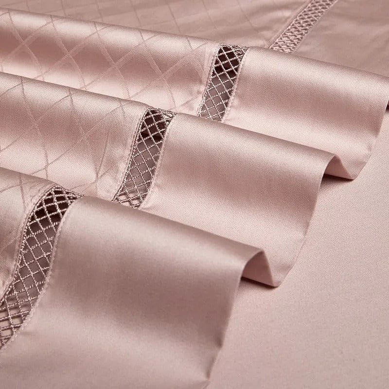 Literie en Coton Égyptien Rose | Luxe et Confort Inégalés