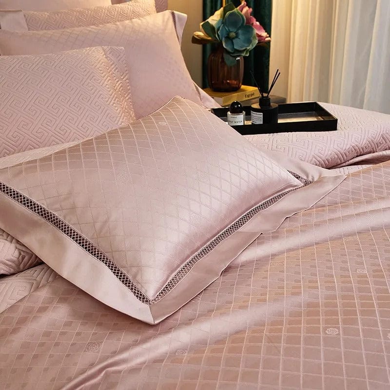 Literie en Coton Égyptien Rose | Luxe et Confort Inégalés