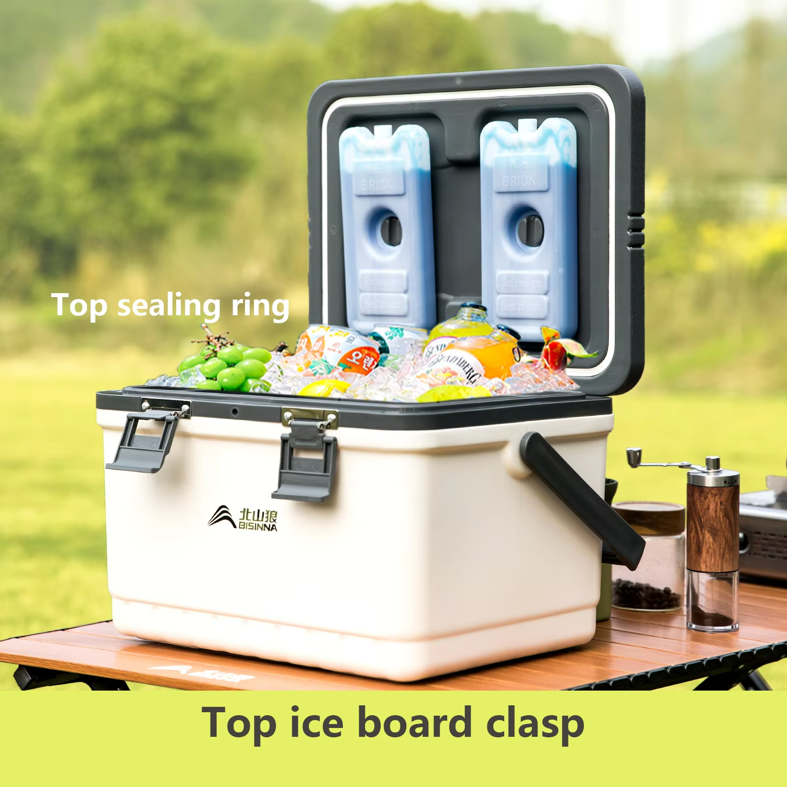 Refroidisseur Portable Grande Capacité | Conservation du Froid Durable jusqu'à 48 Heures