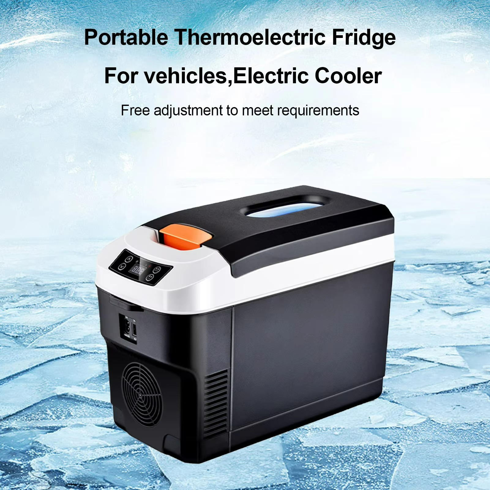 Réfrigérateur Portable Électrique 10L | Double Tension et Design Élégant