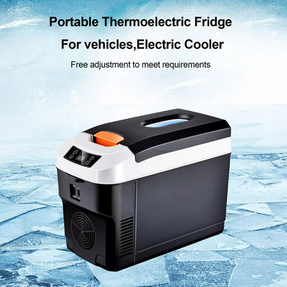 Réfrigérateur Portable Électrique 10L | Double Tension et Design Élégant