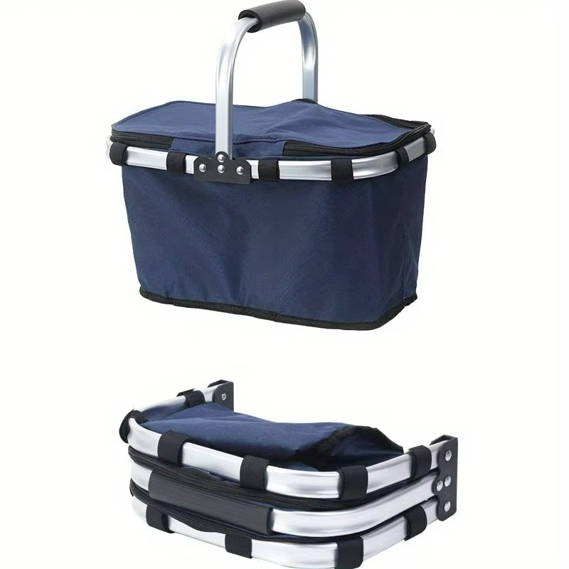 Panier Isotherme Pliable pour Pique-Nique | Élégant et Pratique pour Vos Sorties